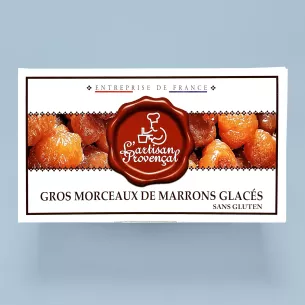 Ballotin de gros morceaux de marrons glacés