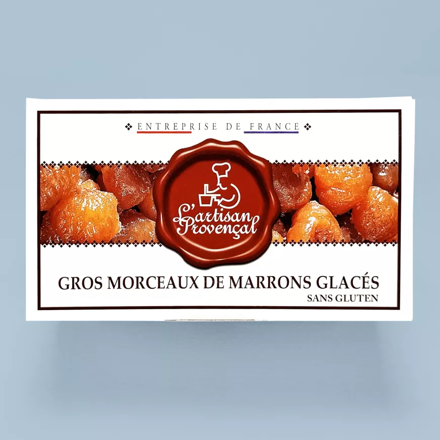 Ballotin de gros morceaux de marrons glacés