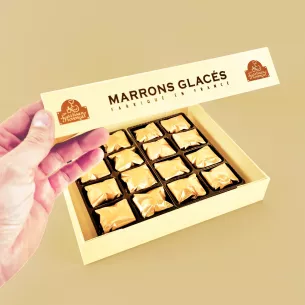 Boite de collection cadeau 16 marrons