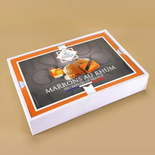Coffret de marrons au rhum