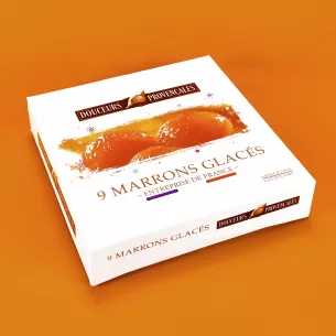 Ballotin de gros morceaux de marrons glacés Douceurs Provençales