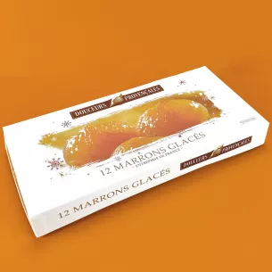 Marron glacé, Coffret de 12