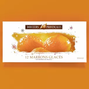 Coffret cartonné de douceurs provençales