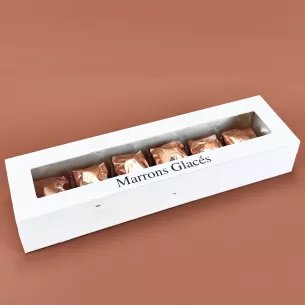 réglette bois 6 marrons