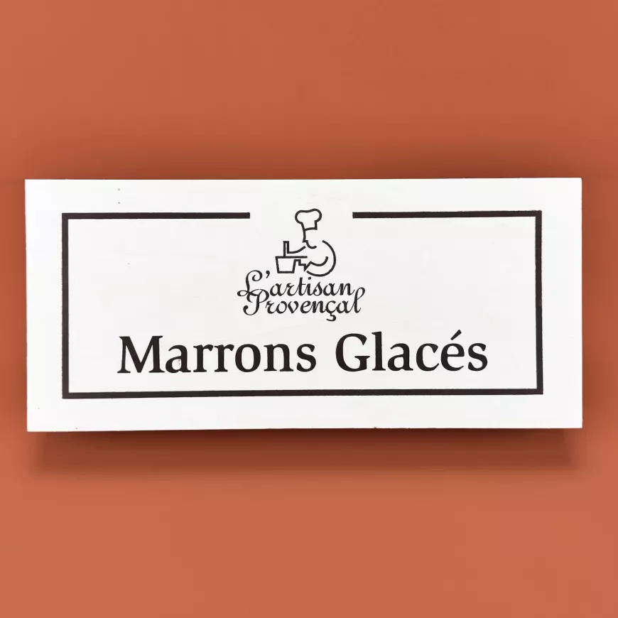 Marrons glacés entiers sous or 12 pièces TURIN 240gr coffret bois