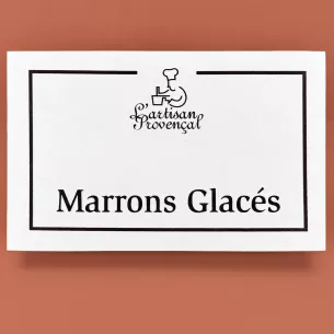 marrons glacés emballés individuellement