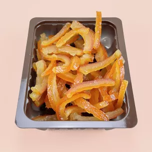 Fruits confits lamelles oranges confiserie