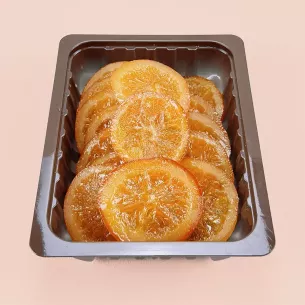 Délices sucrés d'orange confits